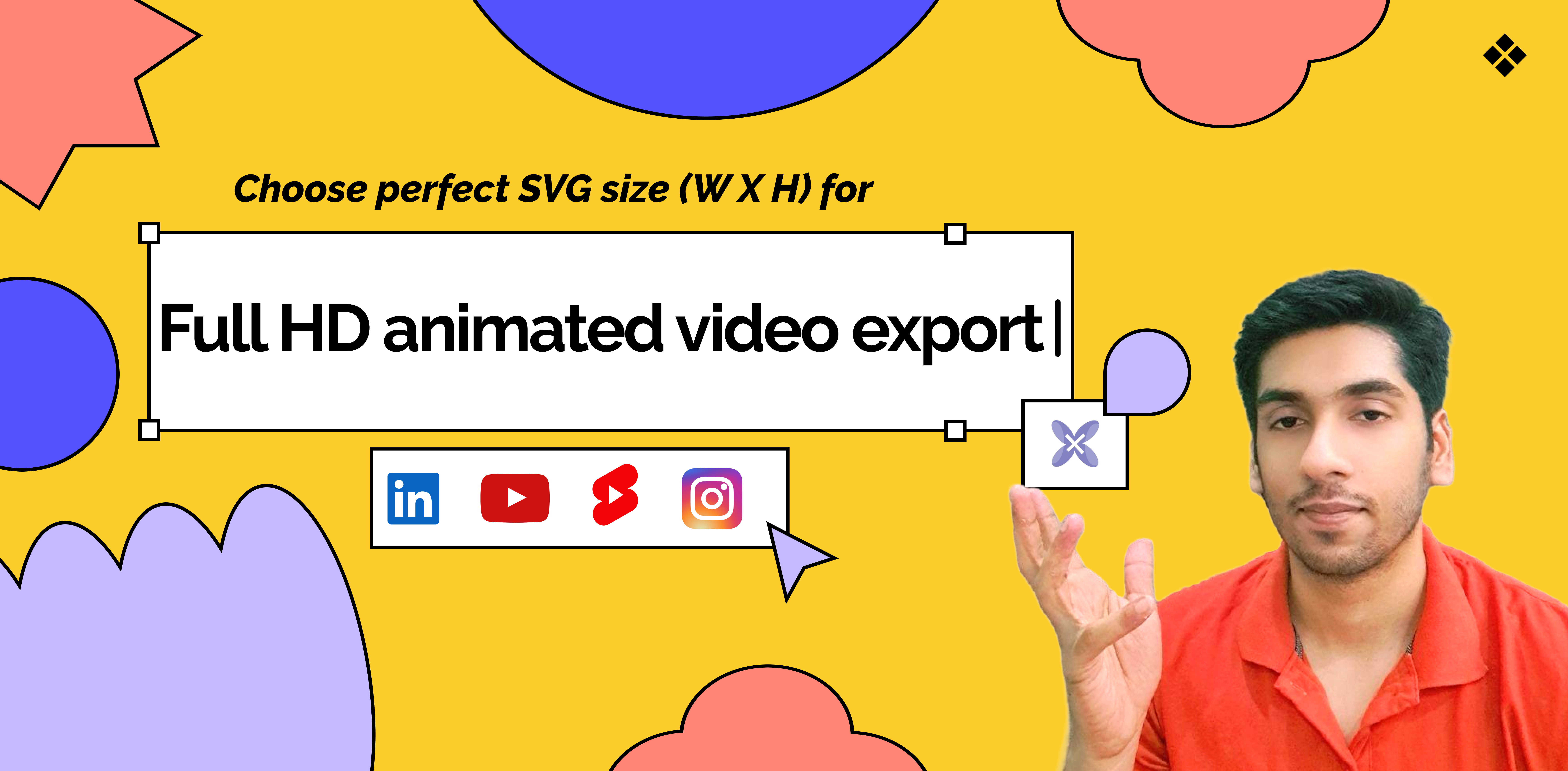 Free tool to check SVG design size for high quality animated videos banner